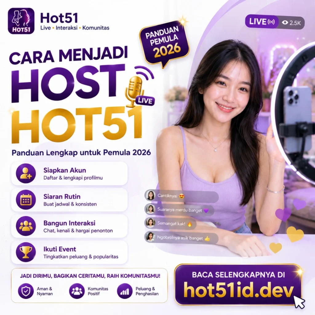 Cara Menjadi Host Hot51 Panduan & Tips 2026